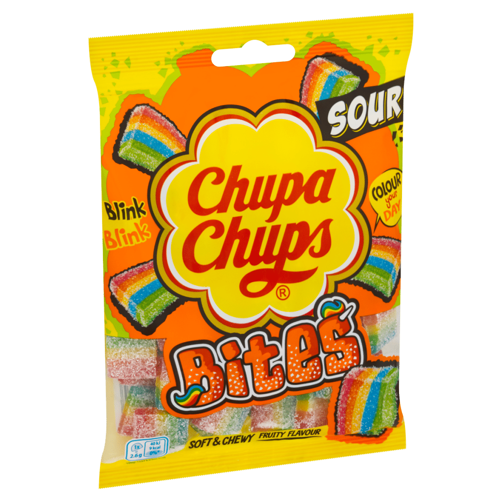 Chupa Chups Soft & Chewy Fruity Flavour Bites 130g