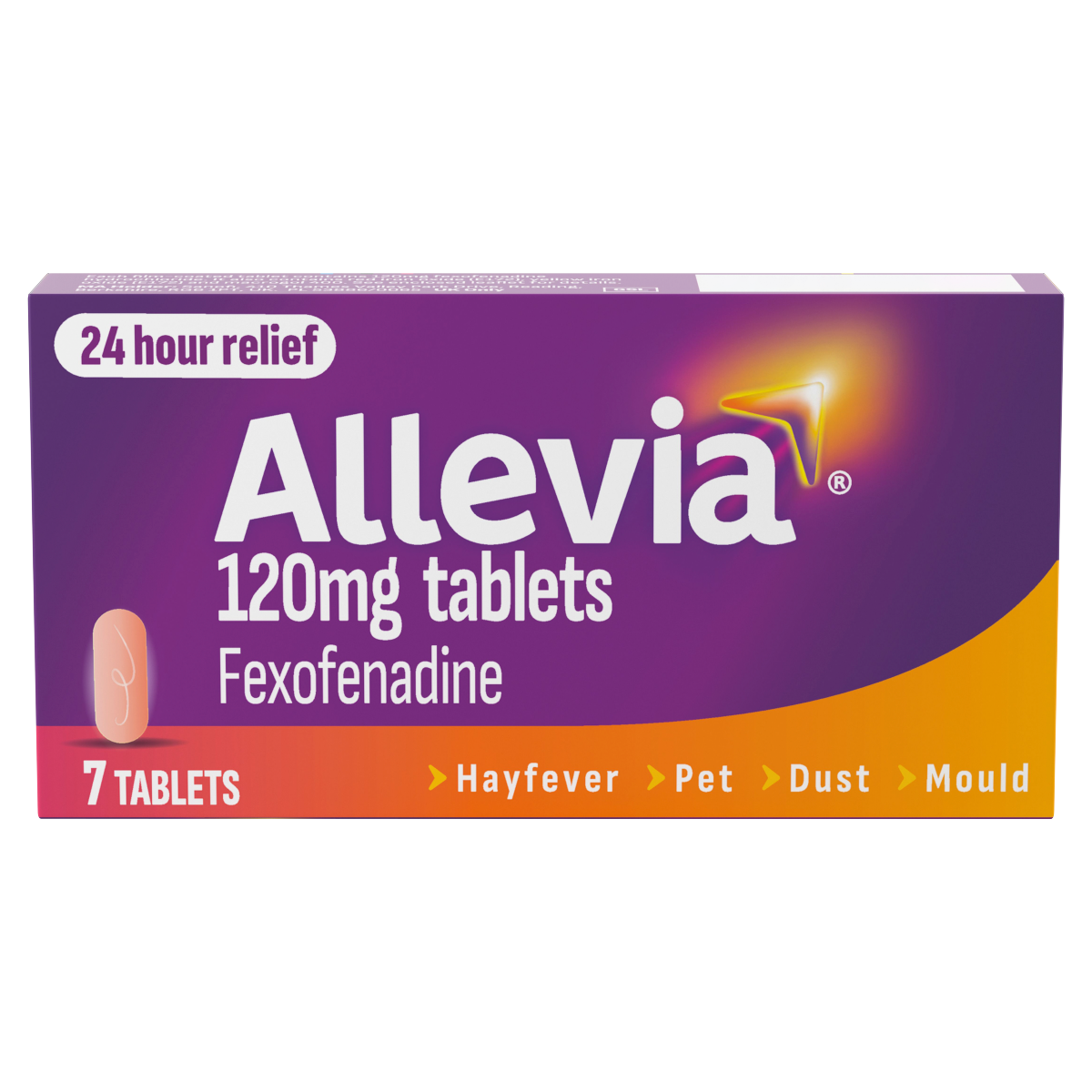 Allevia 120mg 7 Tablets