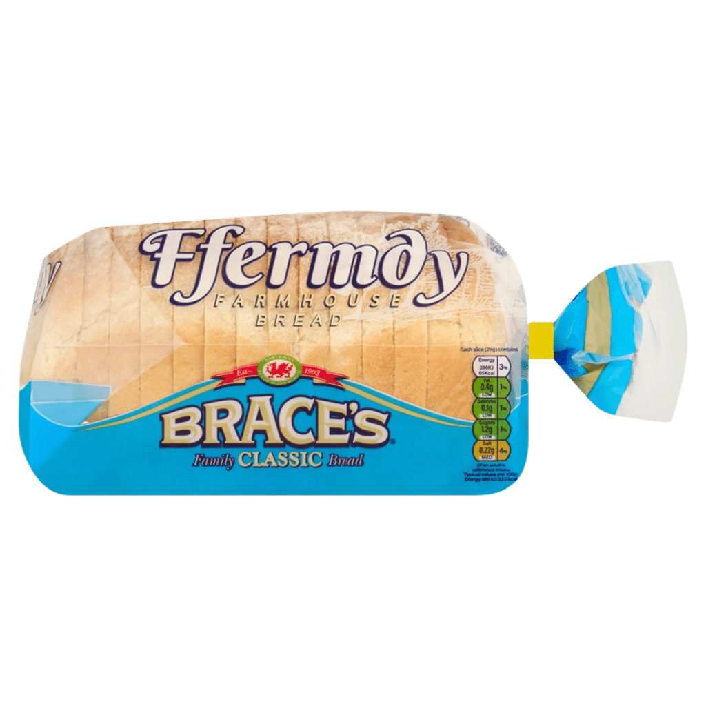 Brace’s Ffermdy Farmhouse Bread 400g