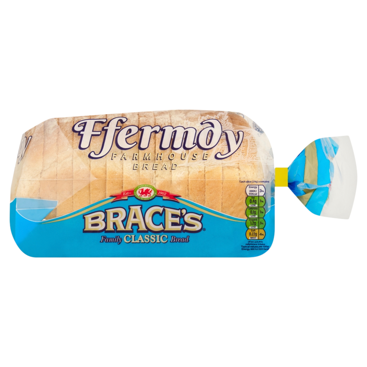Brace’s Ffermdy Farmhouse Bread 400g