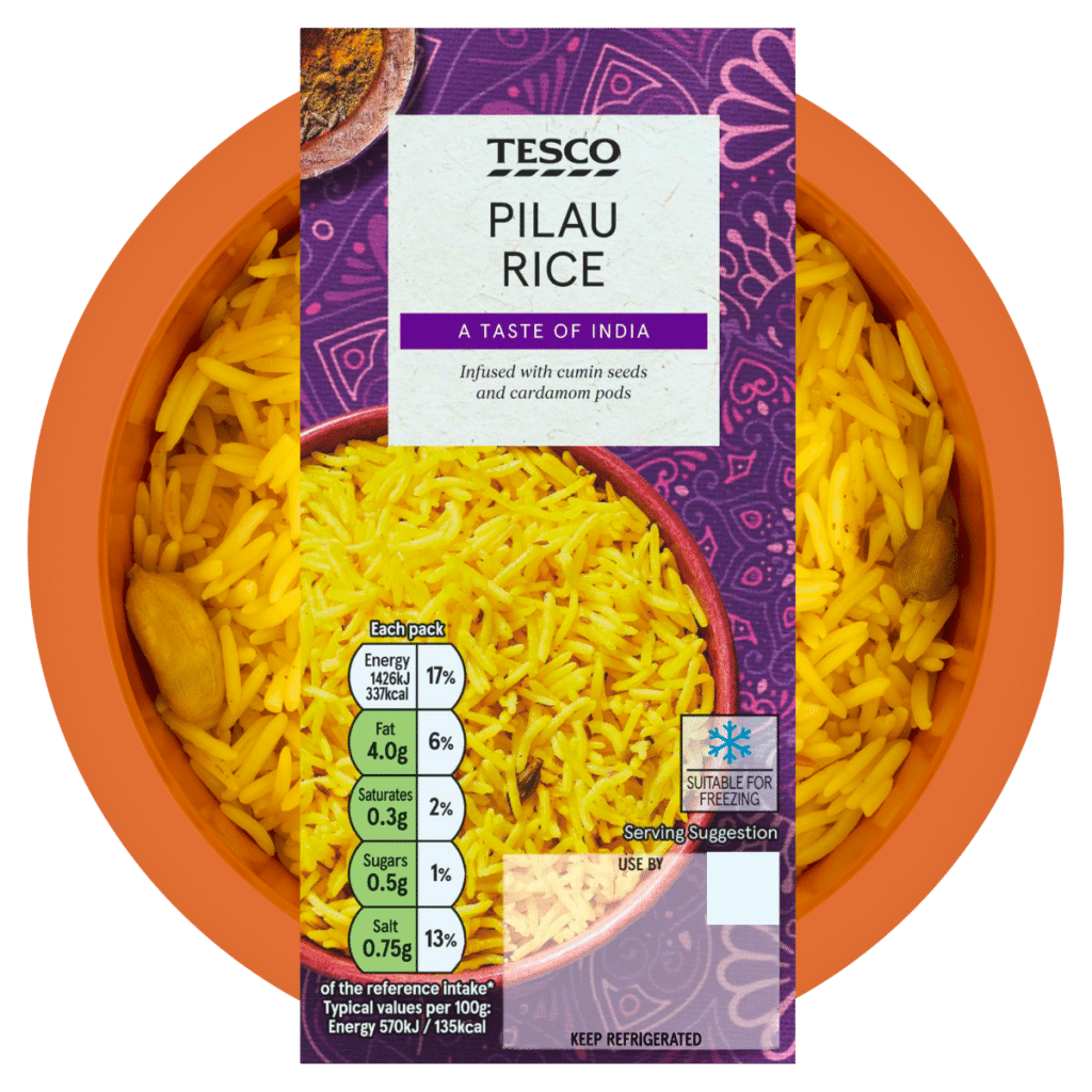 Tesco Pilau Rice 250g