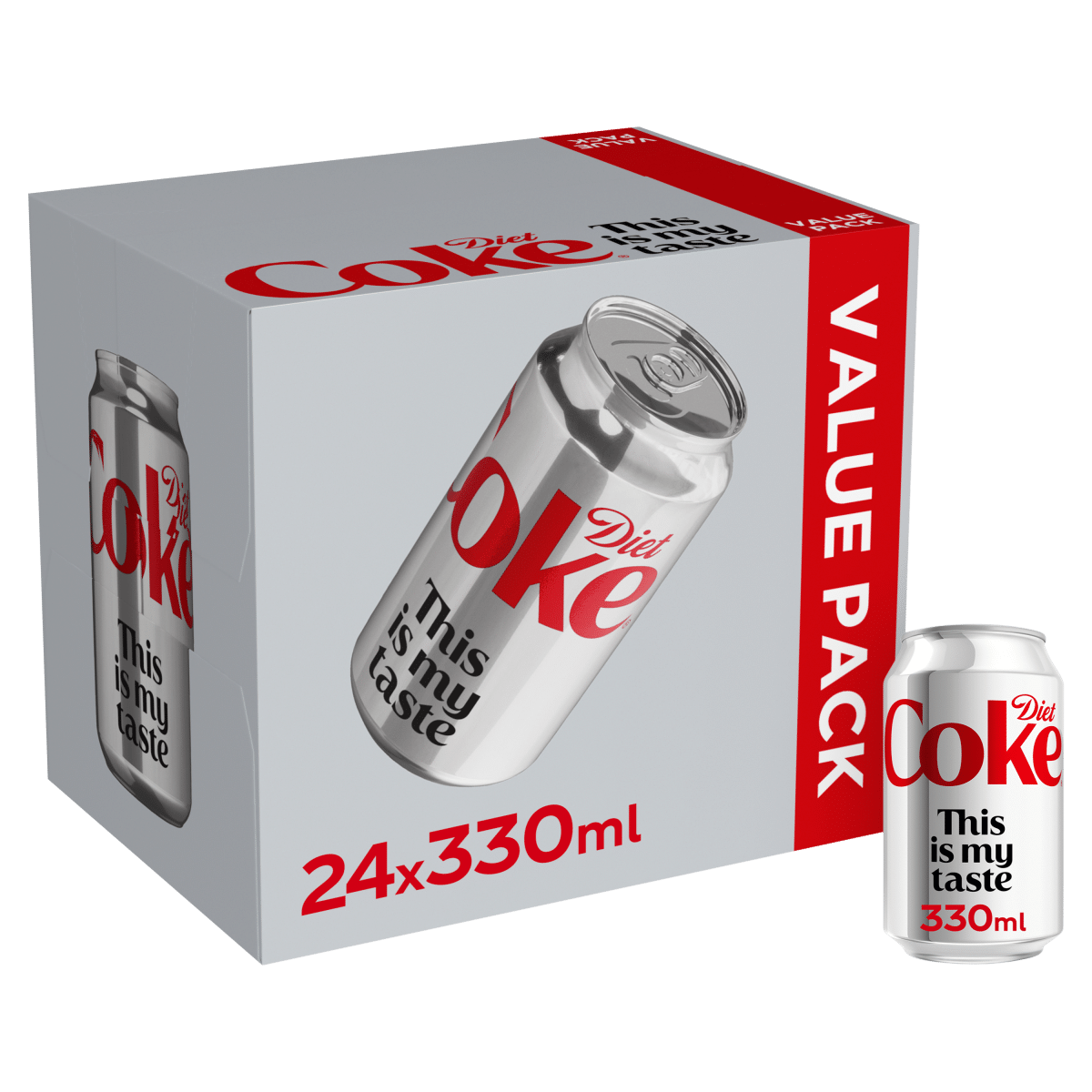 Diet Coke Cola 24 x 330ml Cans