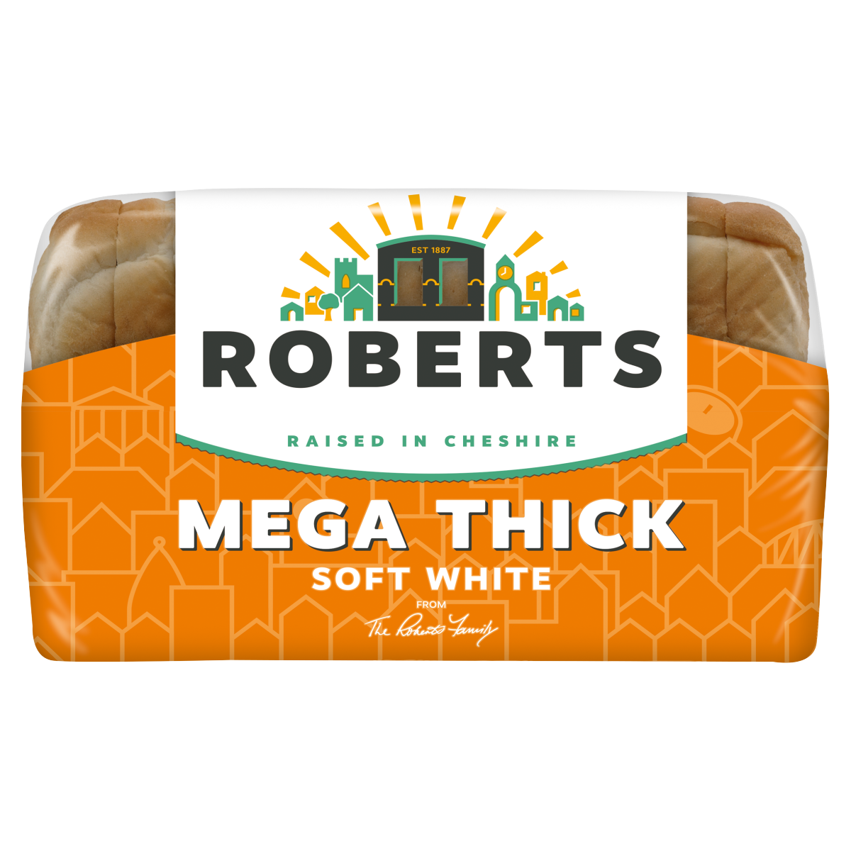 Roberts Mega Thick Soft White 800g