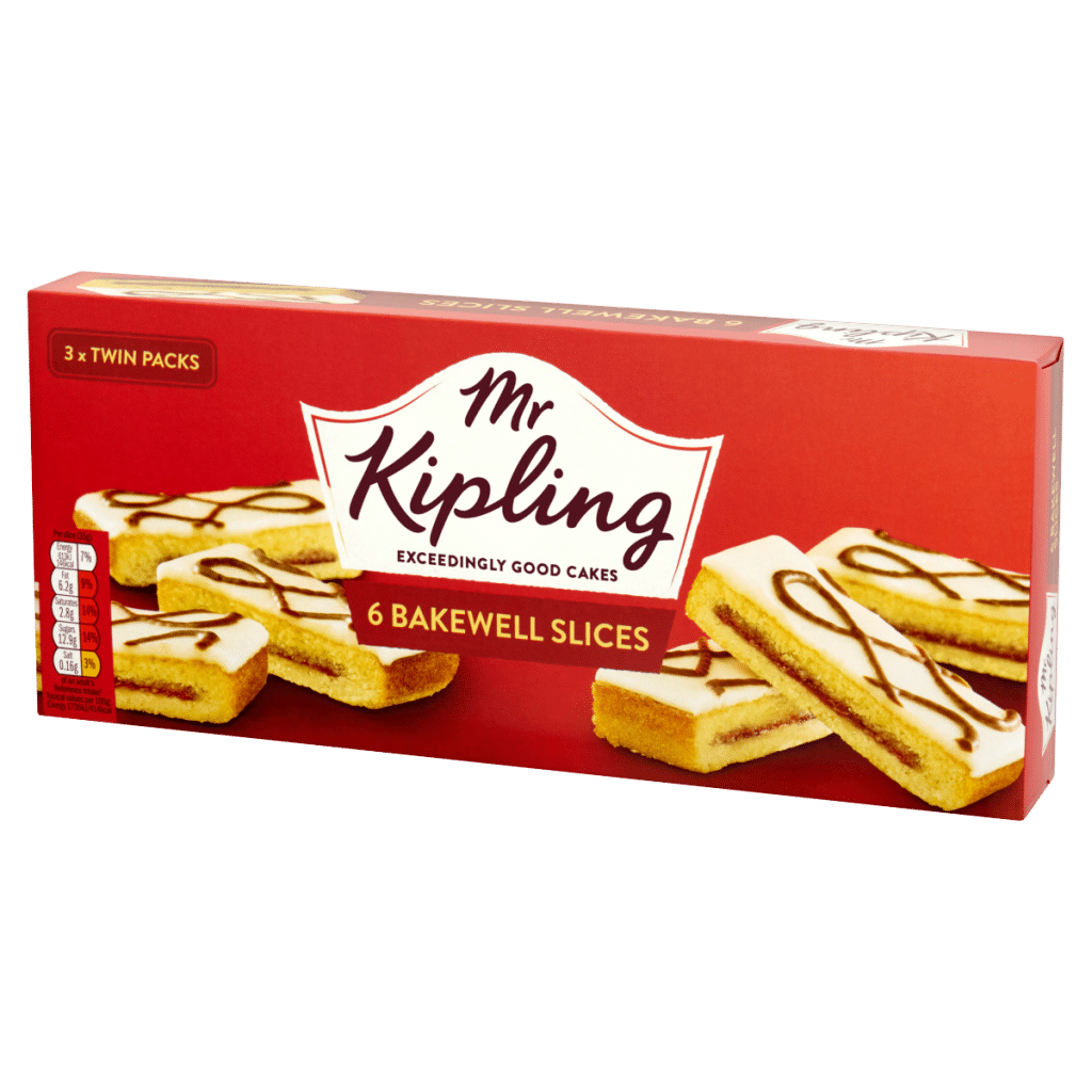 Mr Kipling 6 Bakewell Slices