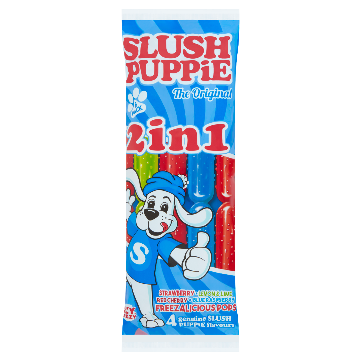 Slush Puppie The Original 2 in 1 Freezalicious Pops 8 x 75ml (600ml)