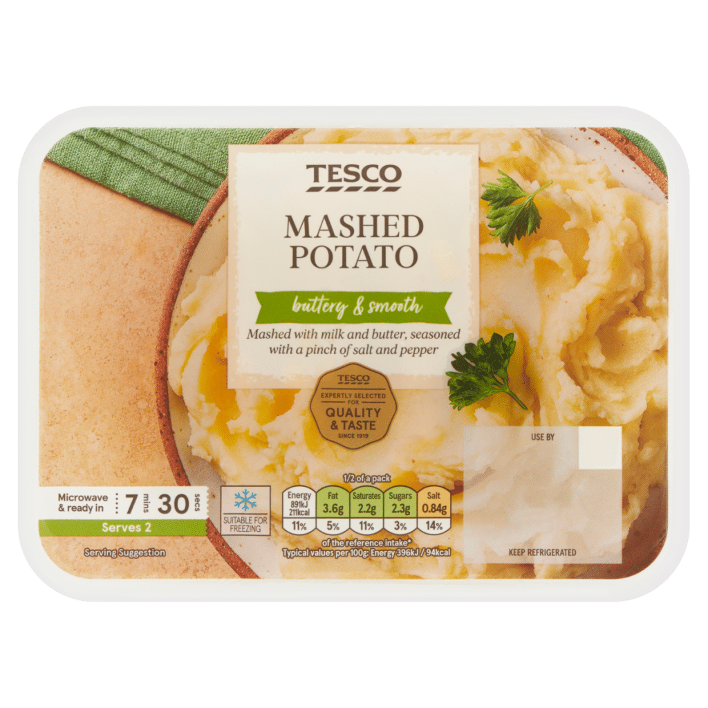 Tesco Mashed Potato 450g