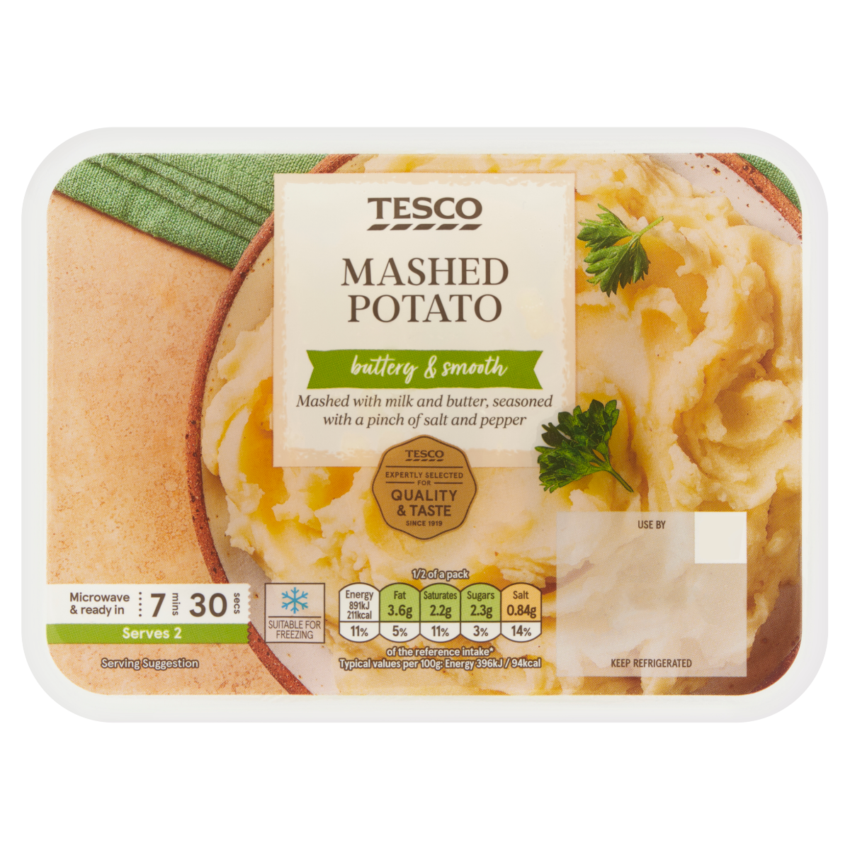 Tesco Mashed Potato 450g