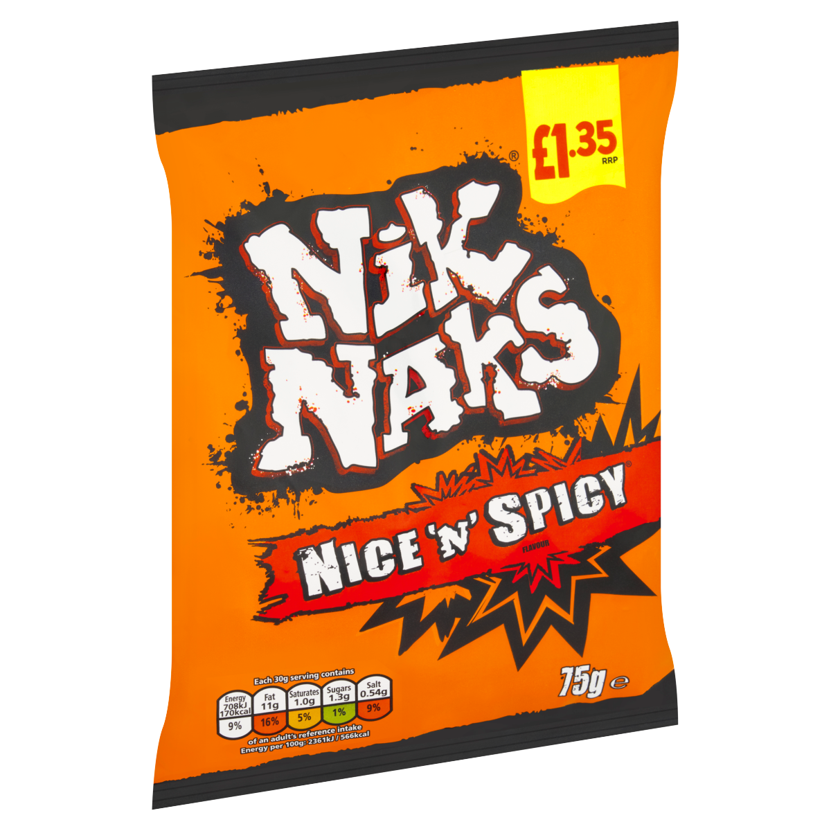 Nik Naks Nice ‘N’ Spicy Flavour 75g