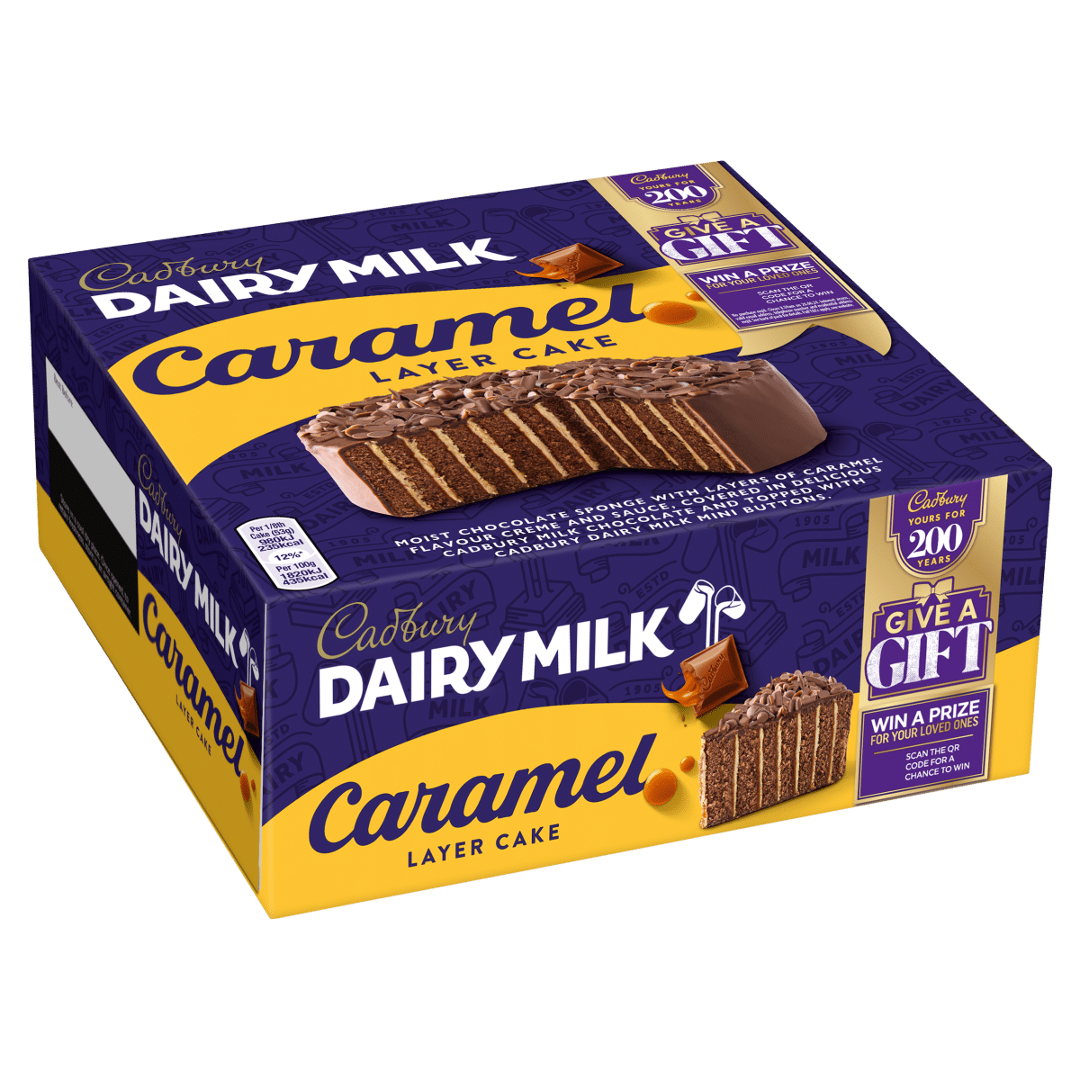 Cadbury Dairy Milk Caramel Layer Cake