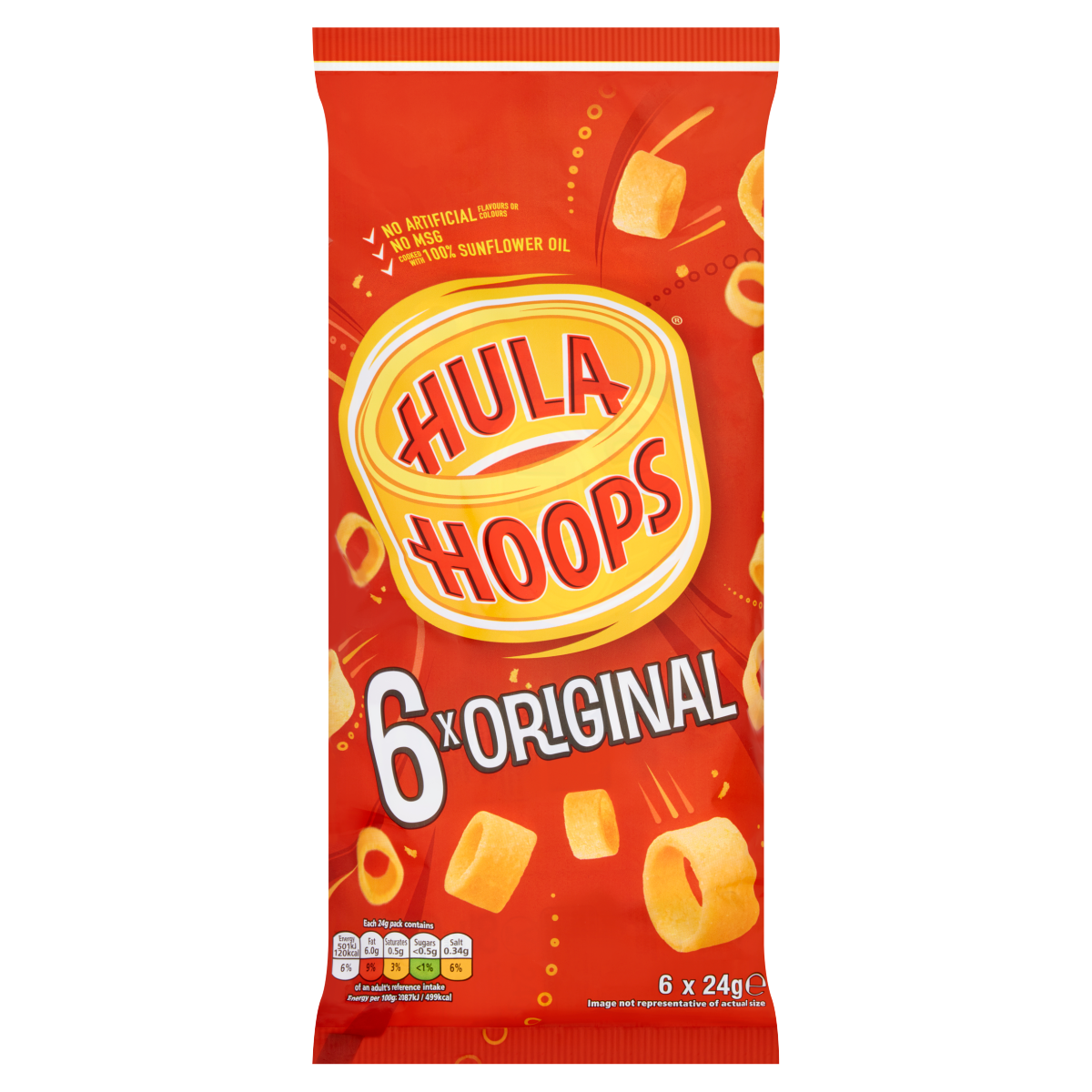 Hula Hoops Original 6 x 24g