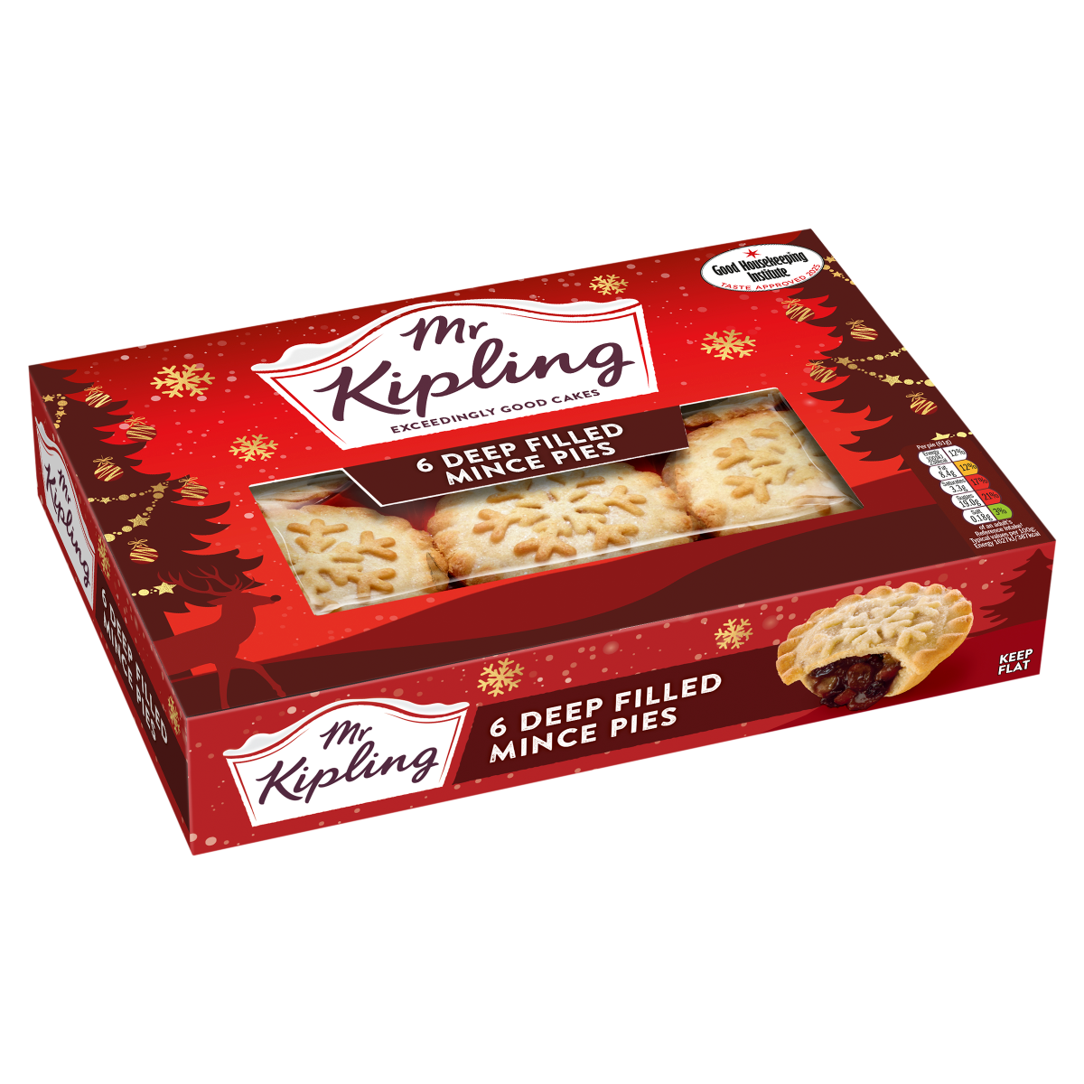 Mr Kipling 6 Deep Filled Mince Pies