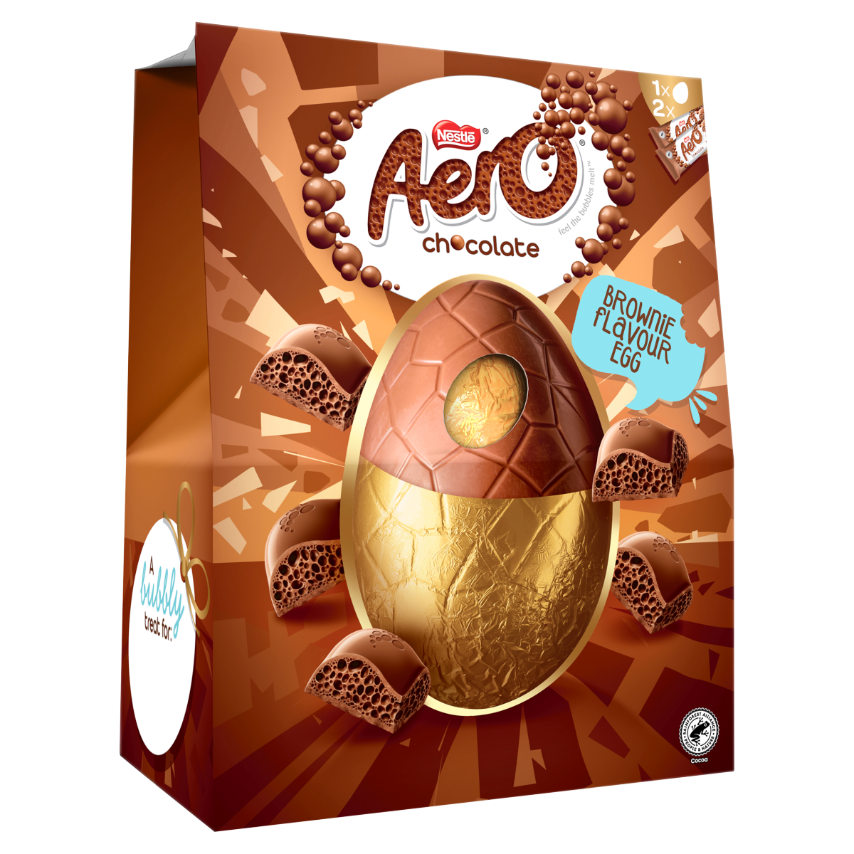 Aero Chocolate Brownie Flavour Egg 222g