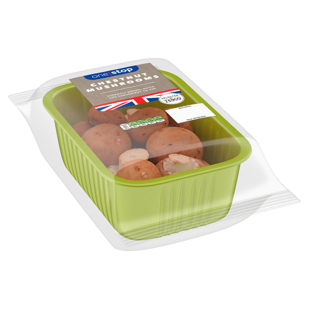 One Stop Chestnut Mushrooms 250g