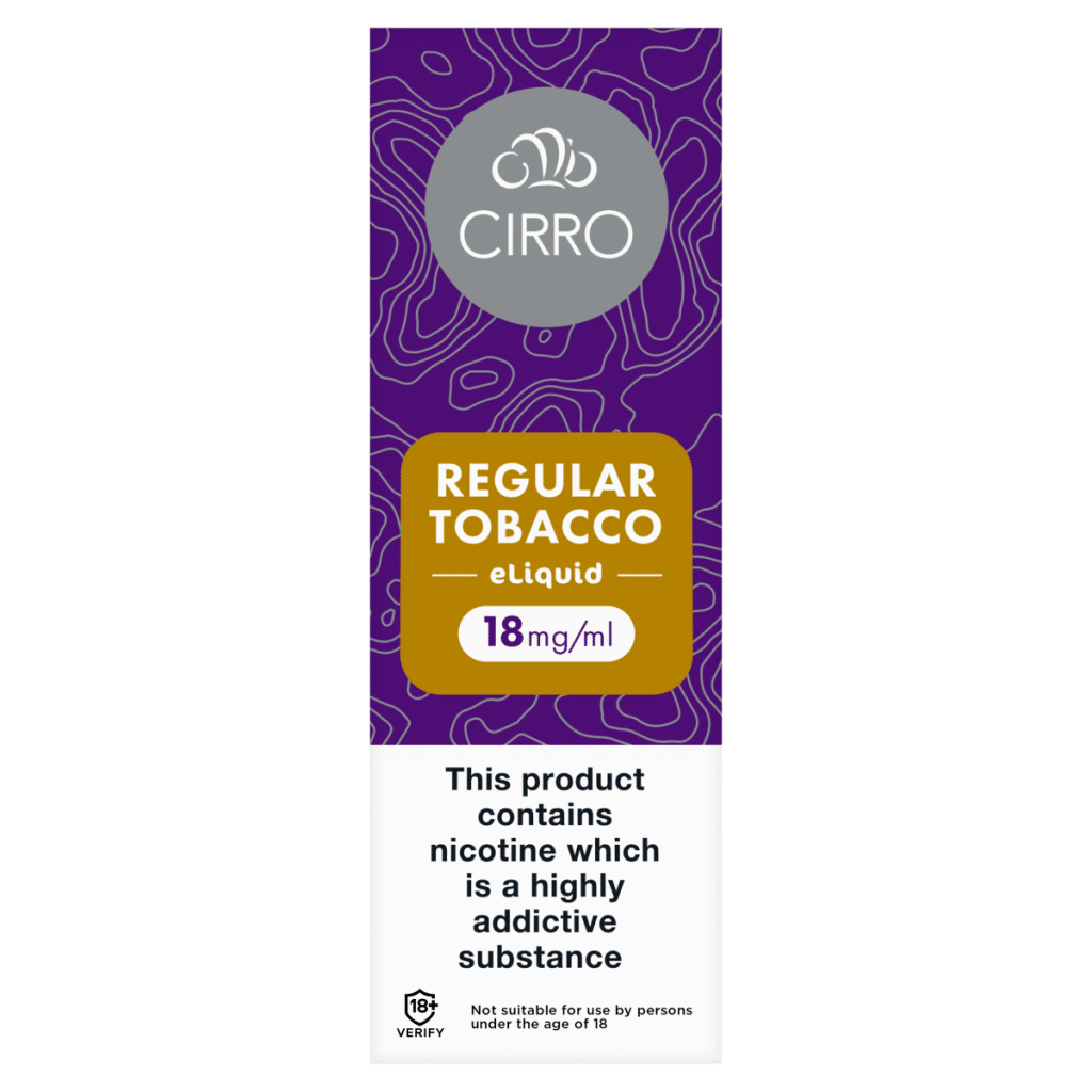 Cirro Regular Tobacco eLiquid 18mg