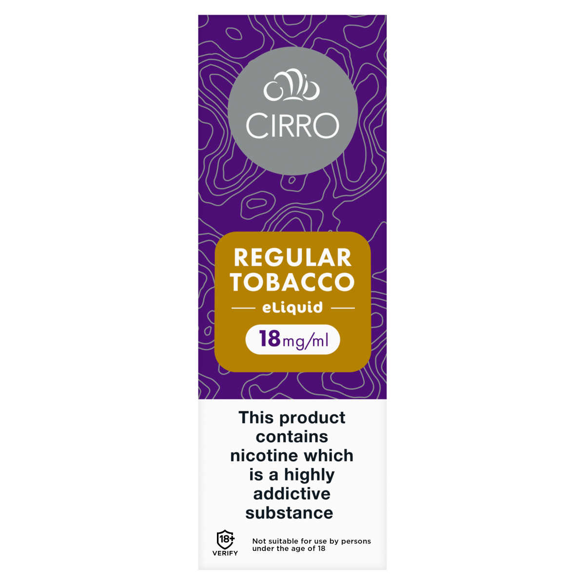 Cirro Regular Tobacco eLiquid 18mg