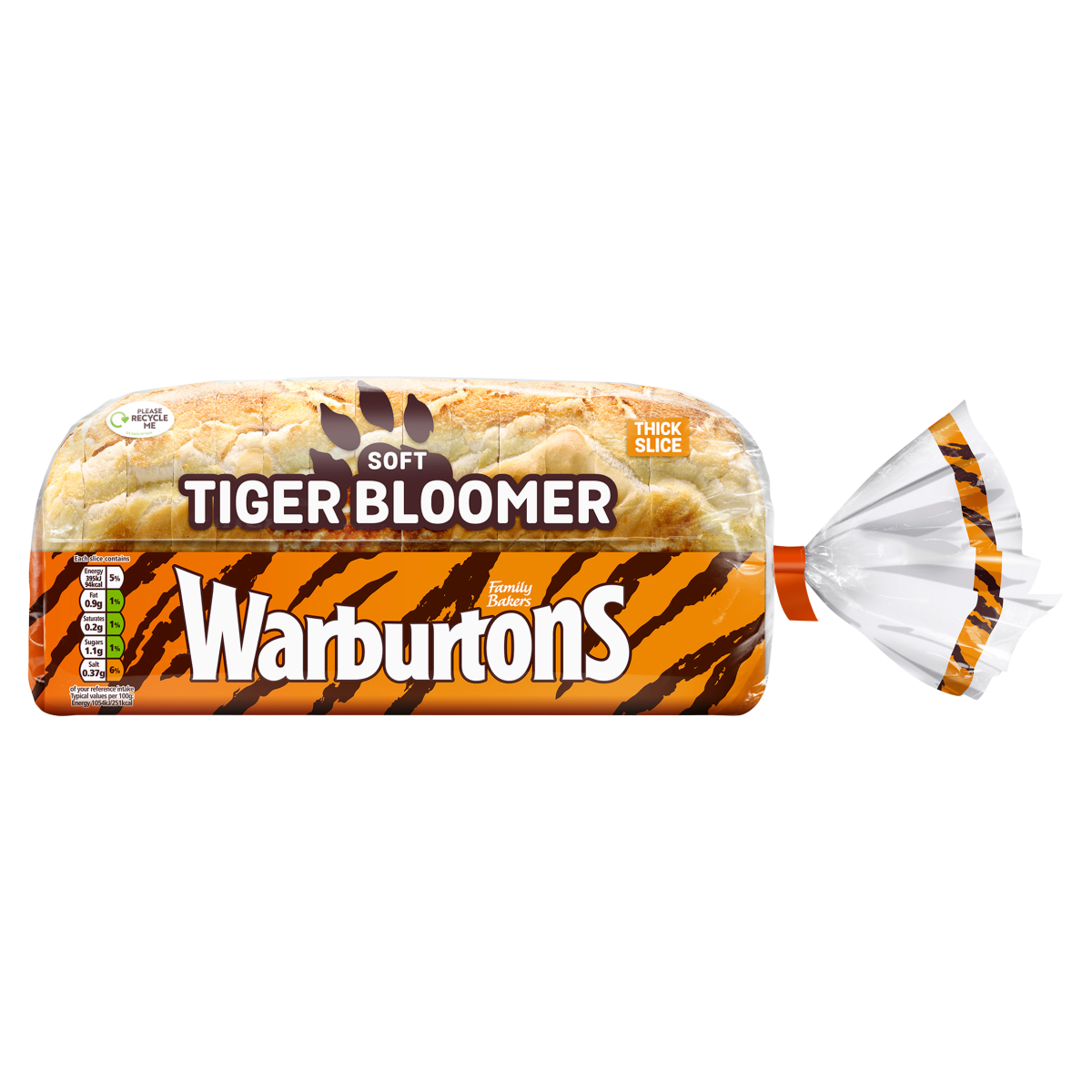Warburtons Thick Slice Soft Tiger Bloomer 600g