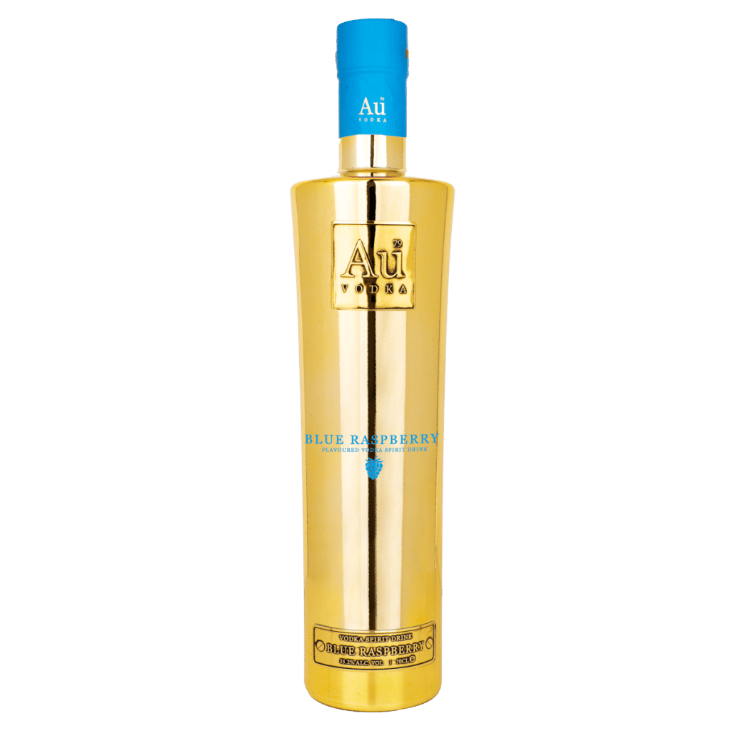 Au Vodka Blue Raspberry Flavoured Vodka Spirit Drink 70cl