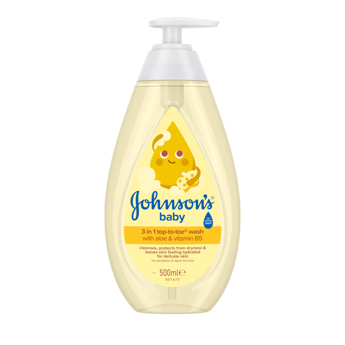 Johnson’s Baby Top-To-Toe Baby Wash 500ml