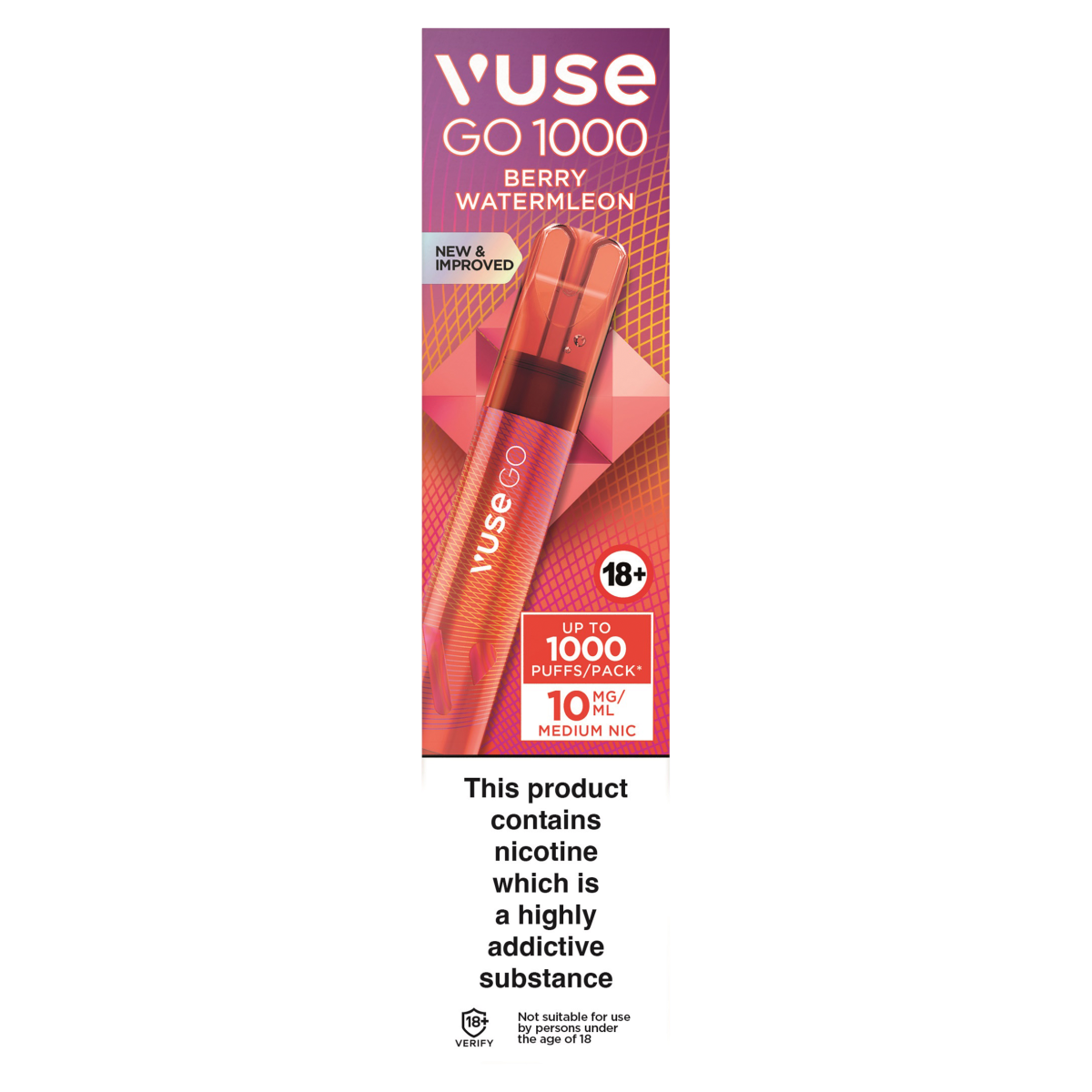 Vuse Go 1000 Berry Watermelon 10mg/ml