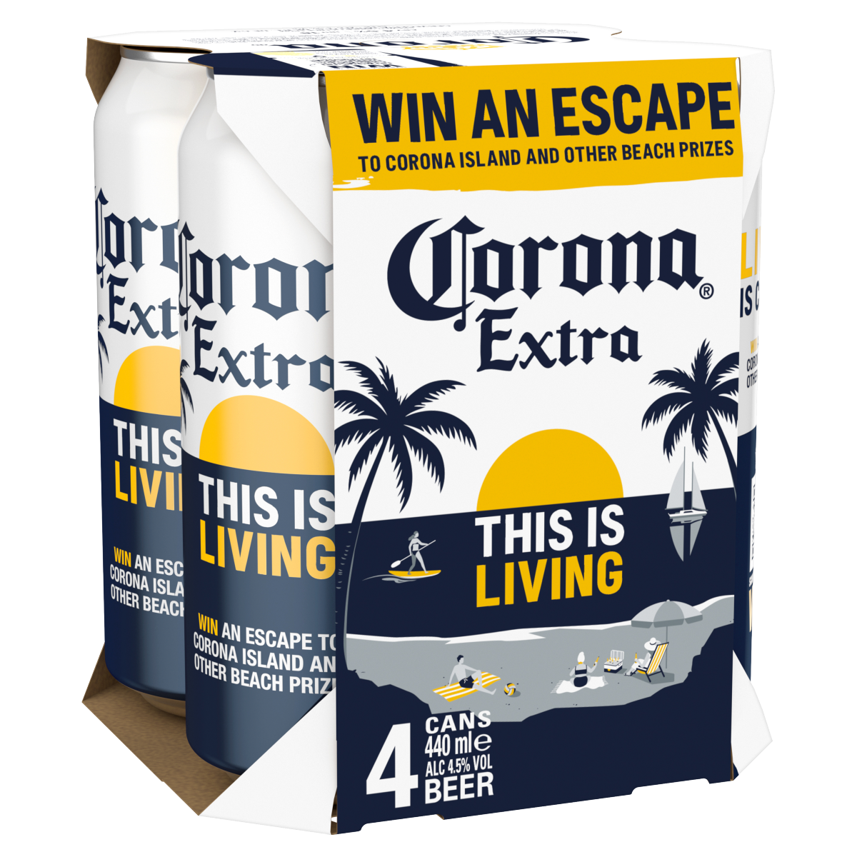 Corona Extra Beer 4 x 440ml