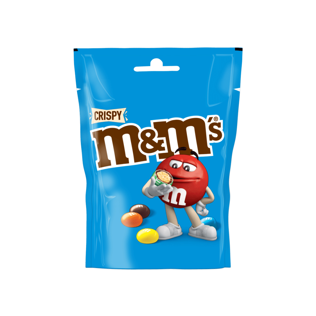 M&M’s Crispy Chocolate Pouch Bag 107g
