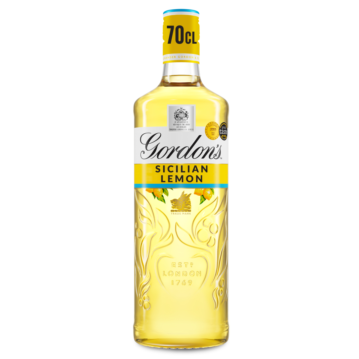 Gordon’s Sicilian Lemon Distilled Gin 37.5% vol 70cl