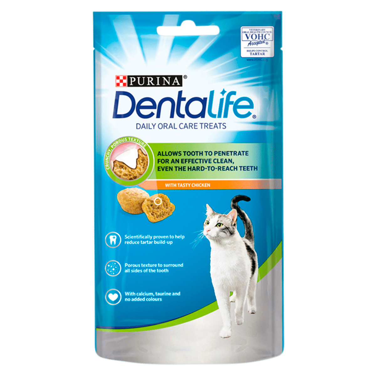 Dentalife Chicken Dental Cat Treats 40g