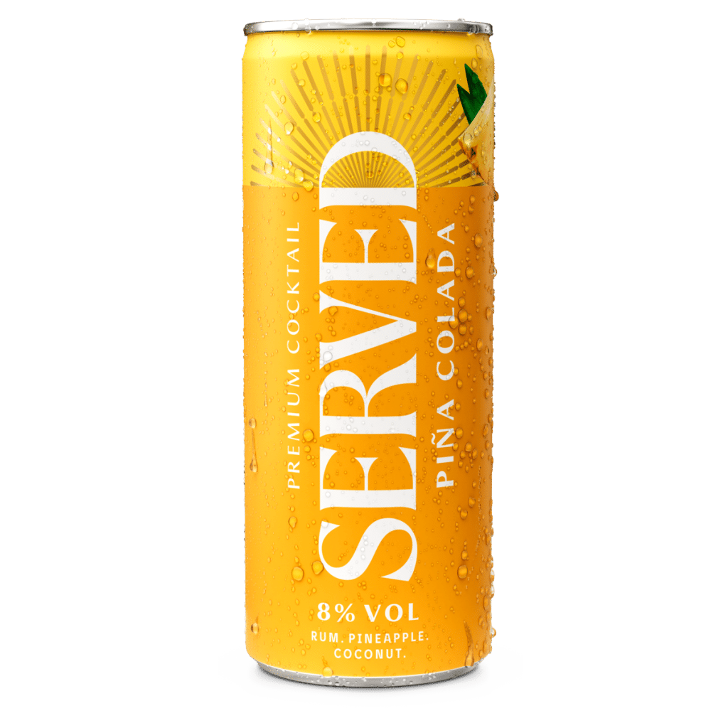 Served Piña Colada Premium Cocktail 250ml