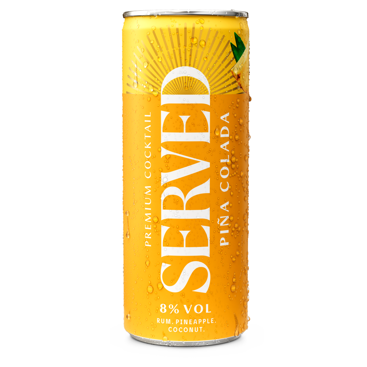 Served Piña Colada Premium Cocktail 250ml
