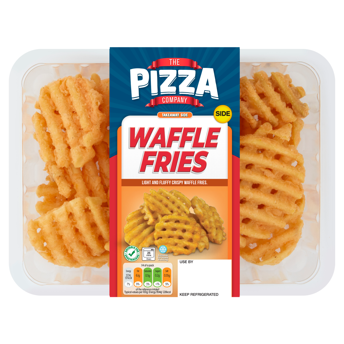 The Pizza Company Takeaway Side Waffle Fries 300g