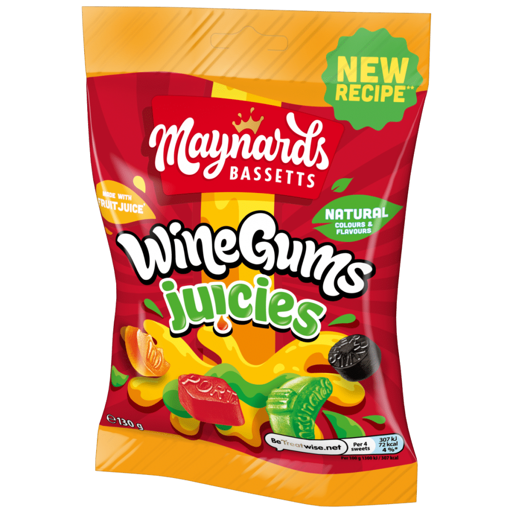 Maynards Bassetts Wine Gums Juicies Sweets Sharing Bag 130g