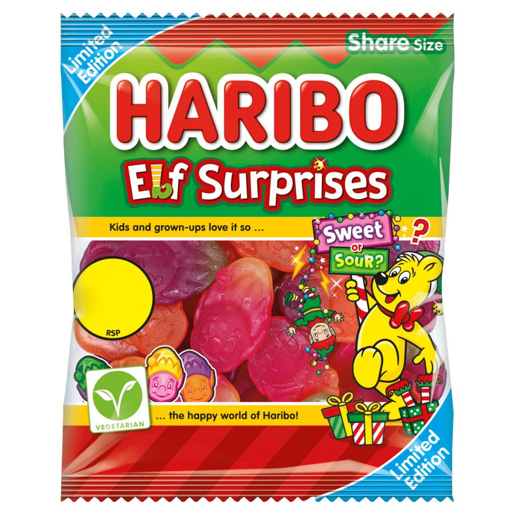 HARIBO Limited Edition Elf Surprises 140g