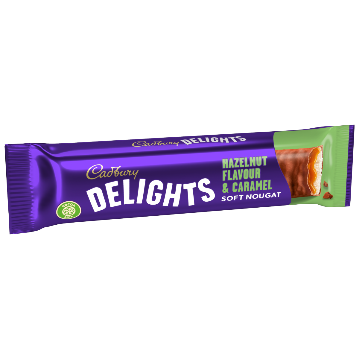 Cadbury Delights Chocolate Hazelnut Flavour & Caramel 5 Pack Multipack 110g (5 x 22g)