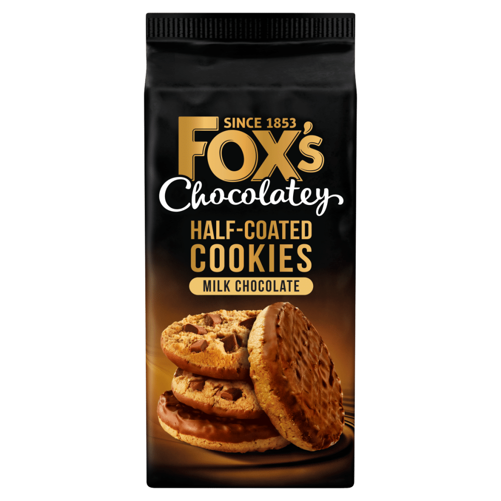 Fox’s Fabulous Half-Coated Milk Chocolate Cookies 175g