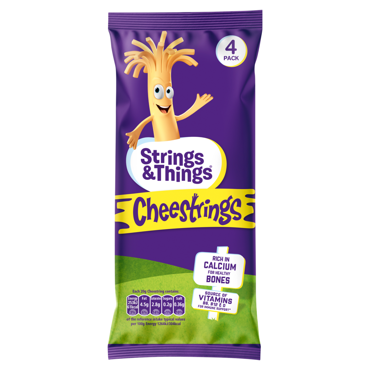Strings & Things Cheestrings 4 x 20g (80g)