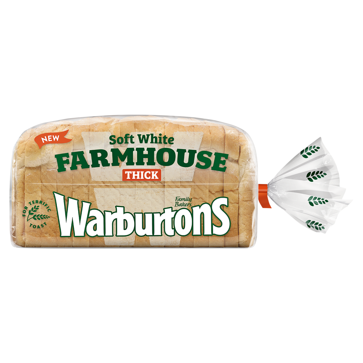 Warburtons Soft White Farmhouse Thick 800g