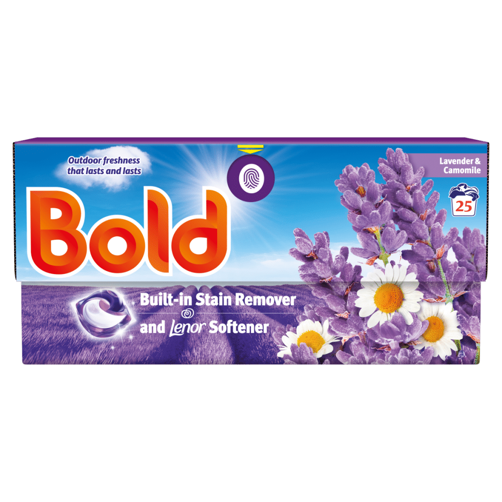 Bold PODS® Washing Liquid Capsules 25 Washes , Lavender & Camomile