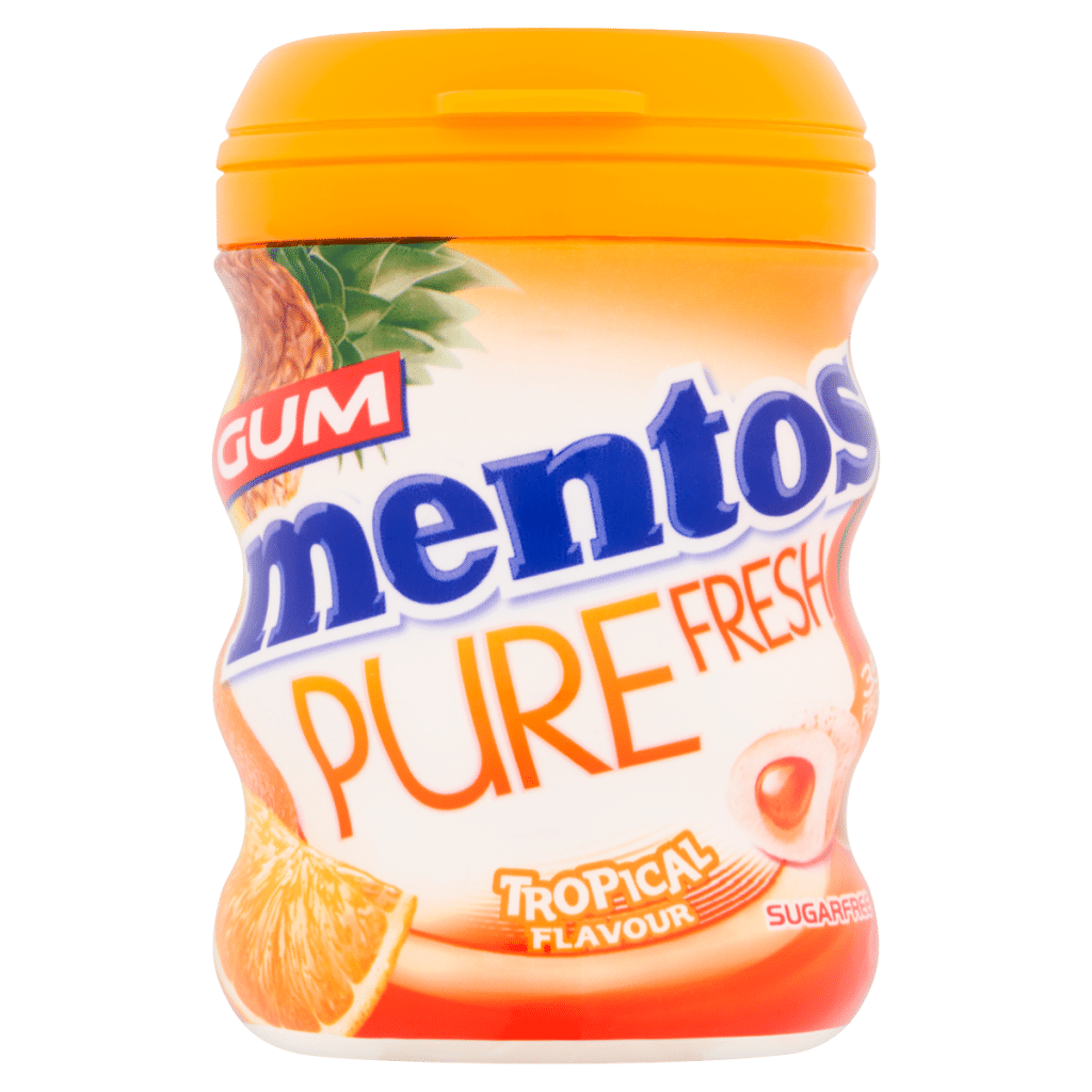Mentos 35 Gum Pure Fresh Tropical Flavour 70g