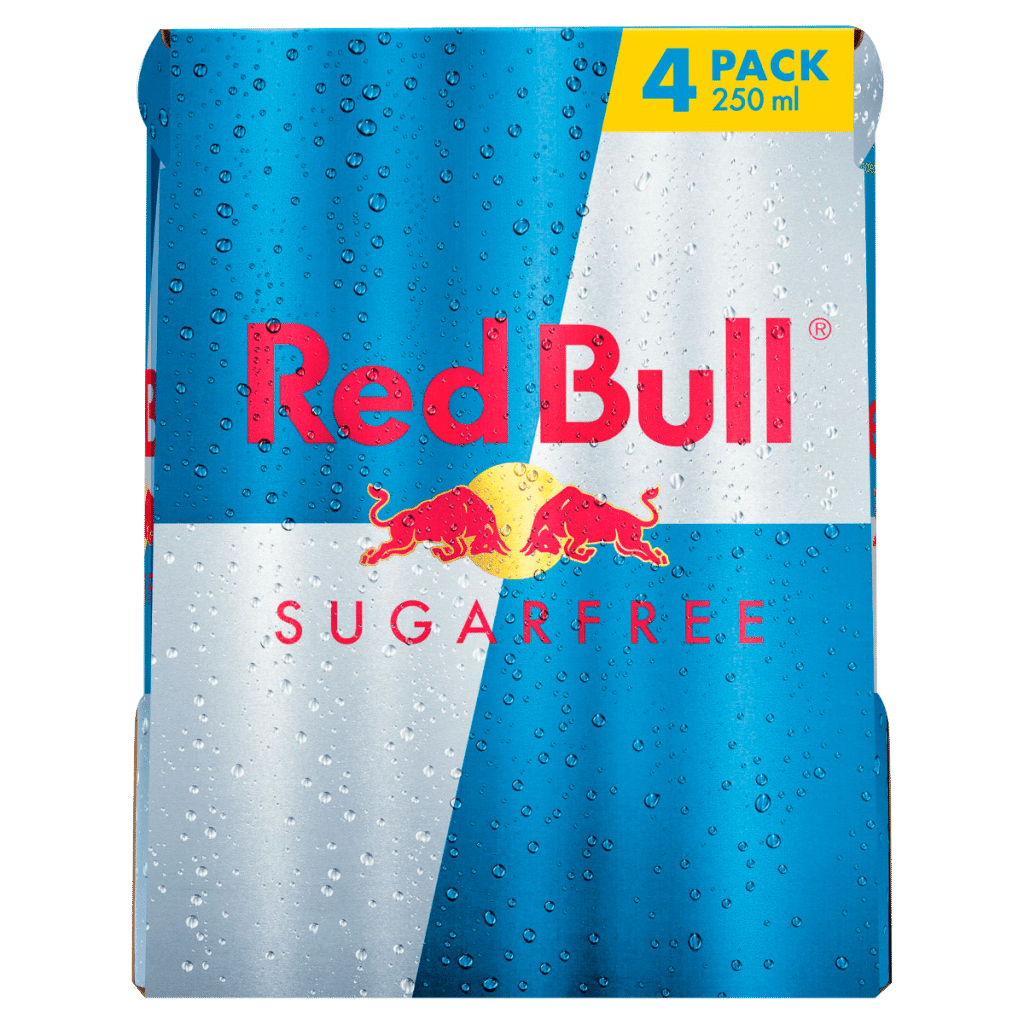 Red Bull Energy Drink Sugar Free 250ml x 4