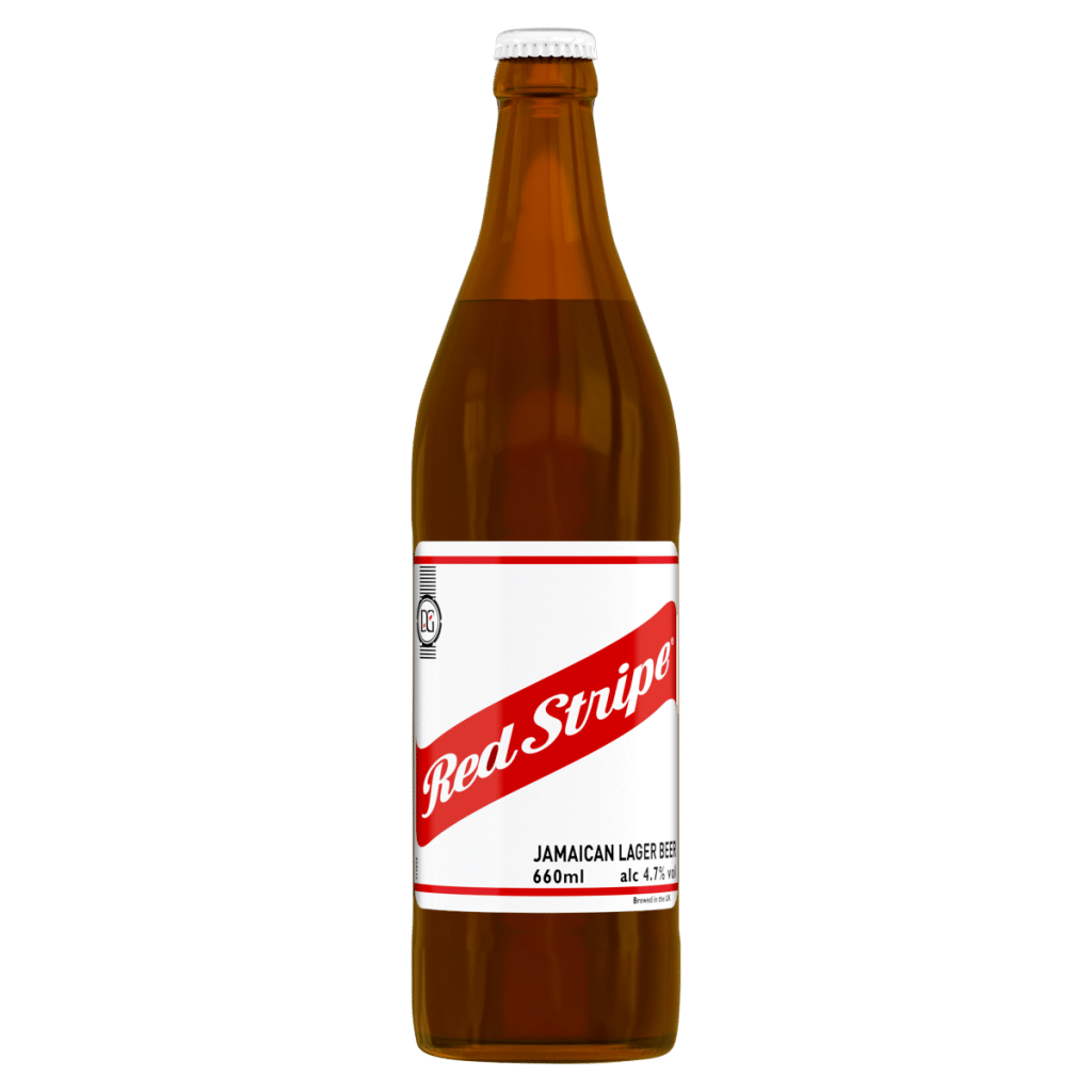 Red Stripe Jamaican Lager Beer Bottle 660ml
