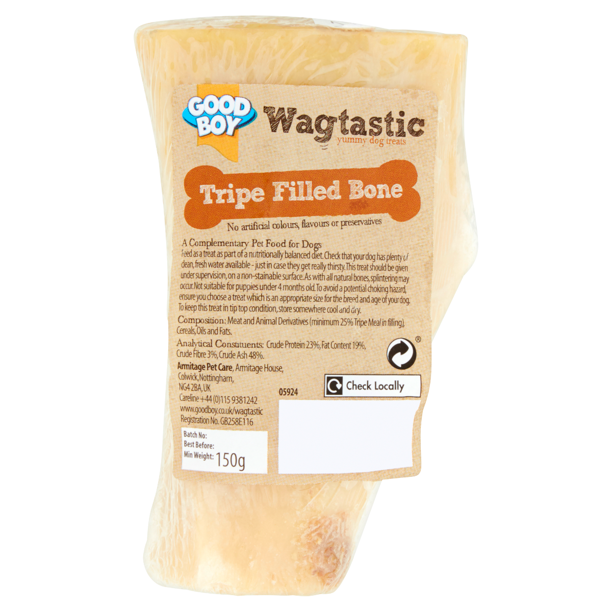 Good Boy Wagtastic Tripe Filled Bone
