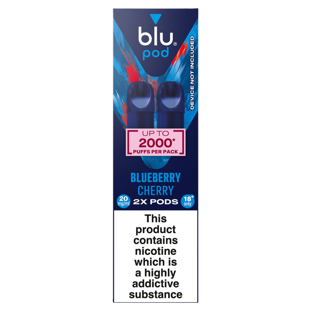 blu pod Blueberry Cherry 20mg/ml 2 x 2ml