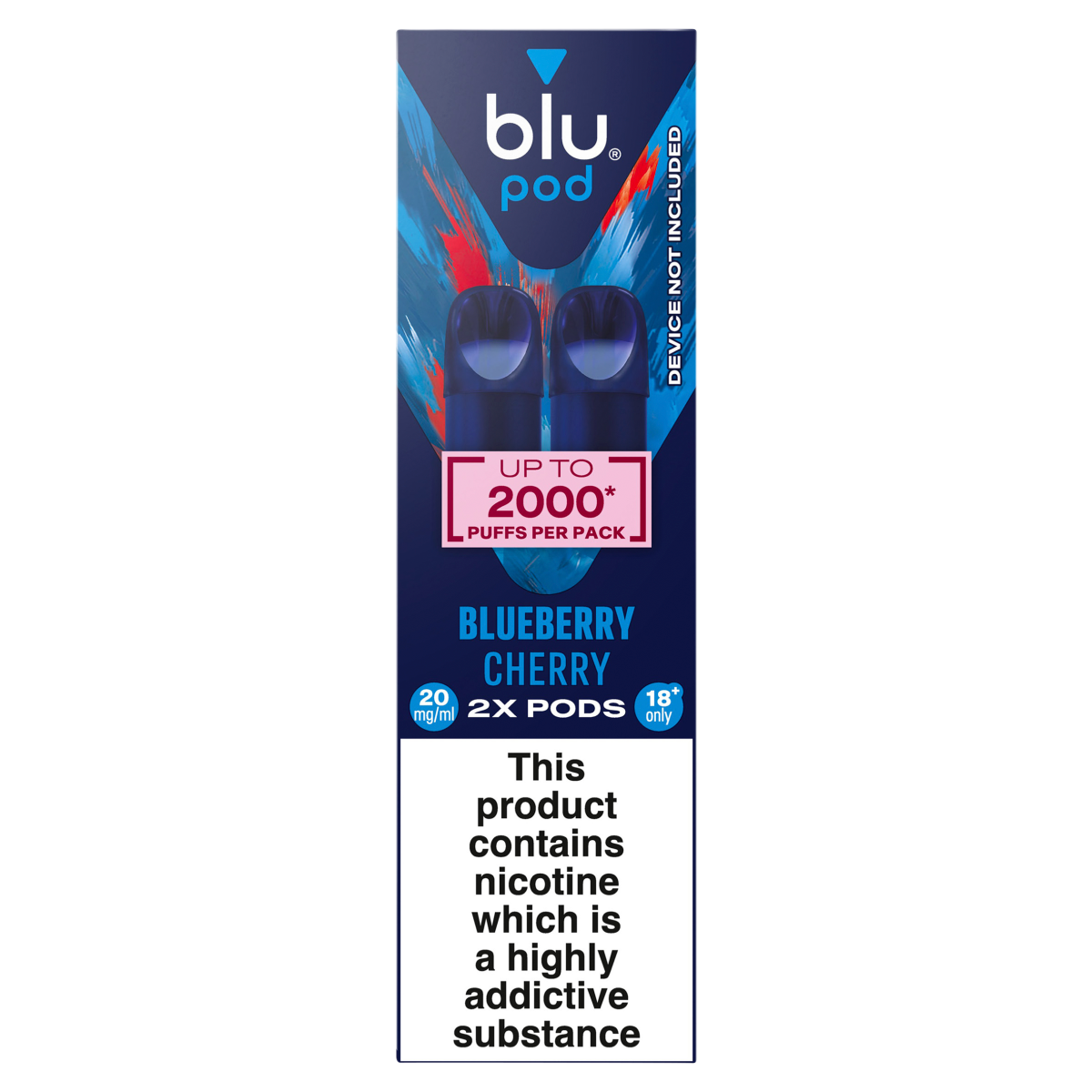 blu pod Blueberry Cherry 20mg/ml 2 x 2ml