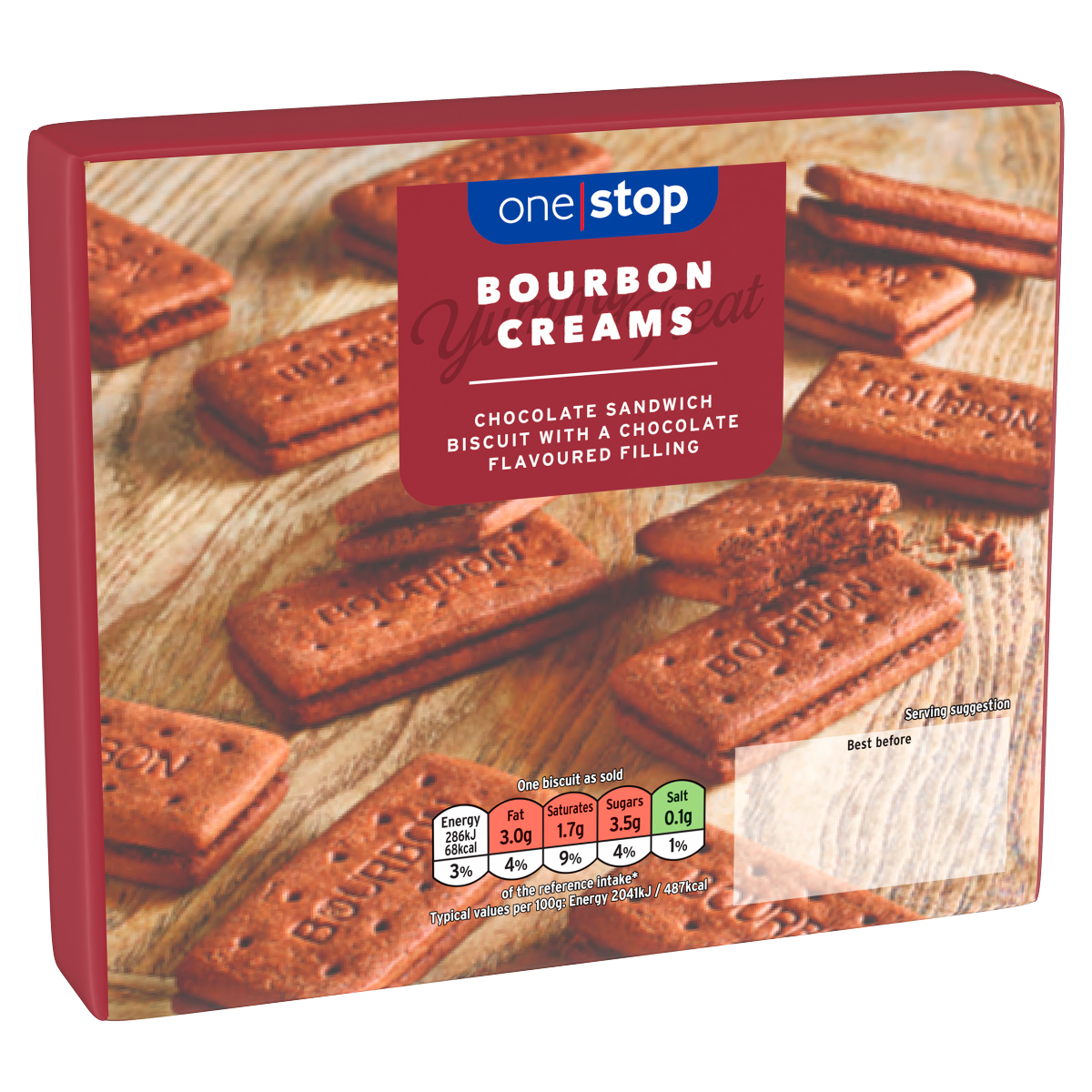 One Stop Bourbon Creams 296g