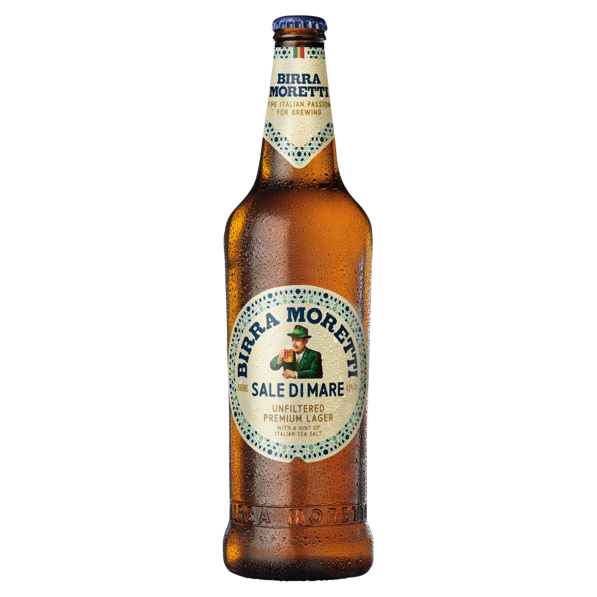 Birra Moretti Sale Di Mare Unfiltered Premium Lager Beer Bottle 660ml