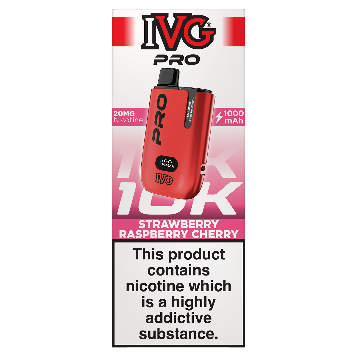 IVG Pro Strawberry Raspberry Cherry 20mg/ml