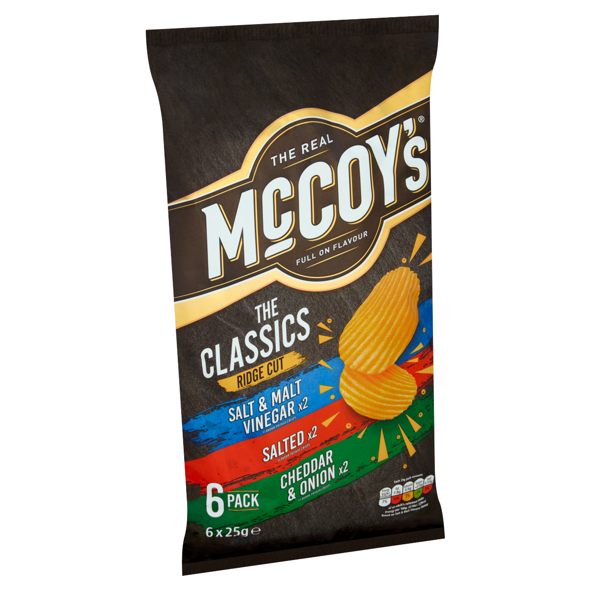 McCoy’s Classic Variety Multipack Crisps 6 Pack