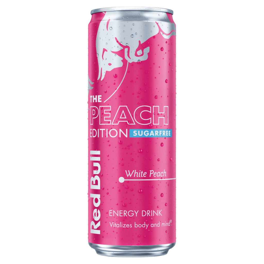 Red Bull The Peach Edition Sugarfree White Peach Energy Drink 473ml