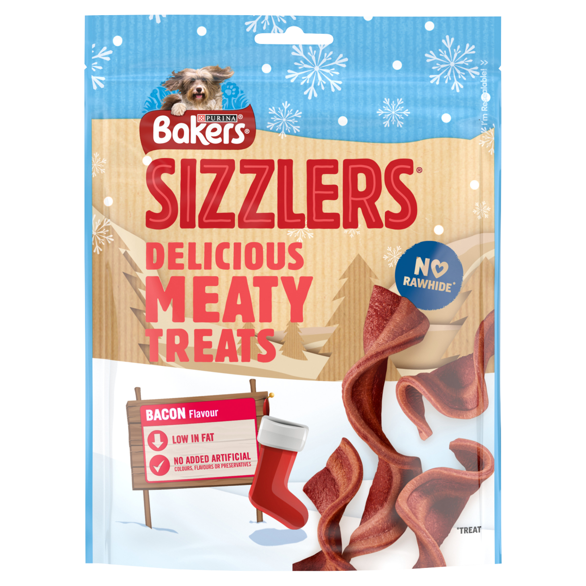 Bakers Sizzlers Delicious Meaty Treats 90g