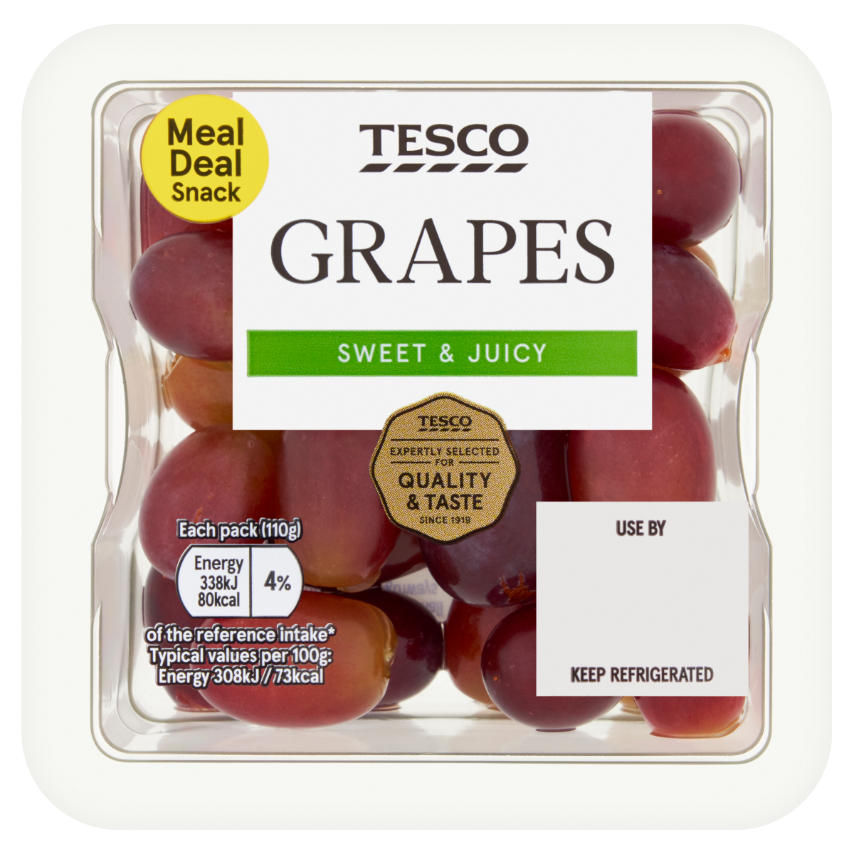 Tesco Grapes 110g